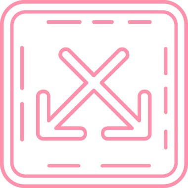 bayrak ikonu vektör illüstrasyonu