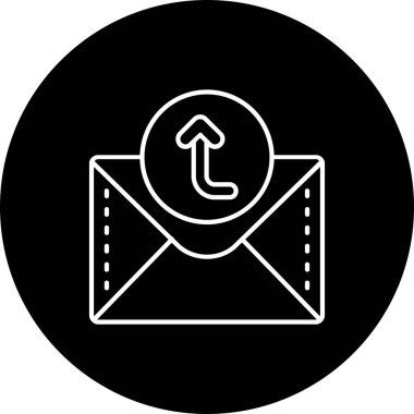 E- posta simgesi vektör illüstrasyonu