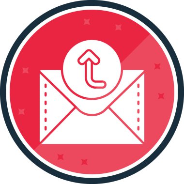 E-posta. Web simgesi basit illüstrasyon