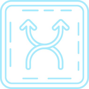 ok simgesi vektör illüstrasyonu