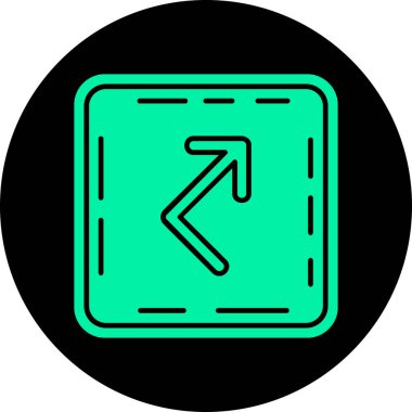 ok simgesi vektör illüstrasyonu