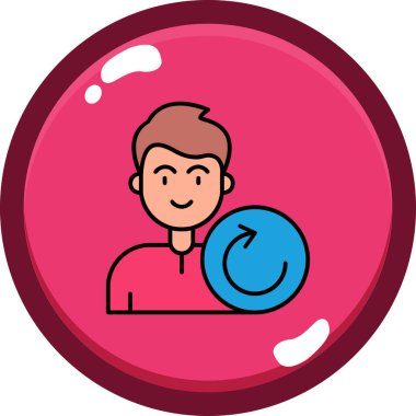 Bir madeni para tutan adam