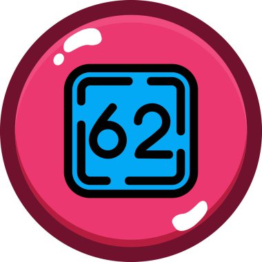 Sekiz numaralı simge, vektör illüstrasyonu