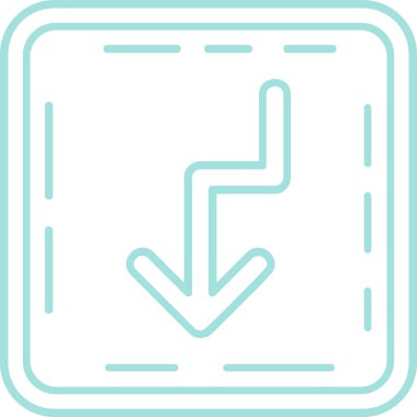 ok simgesi vektör illüstrasyonu