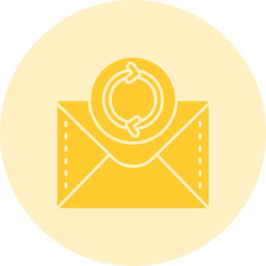 zarf e- posta simgesi vektör illüstrasyonu