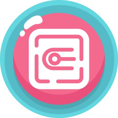 seo modern simgesinin vektör illüstrasyonu