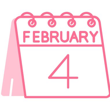 Şubat 4 - Şubat takvimi - Şubat simgesi