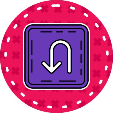 Bir kumarhanenin modern bir simgesinin vektör çizimi