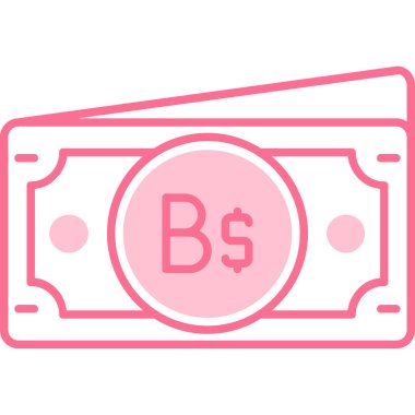 Para için. Web simgesi basit illüstrasyon