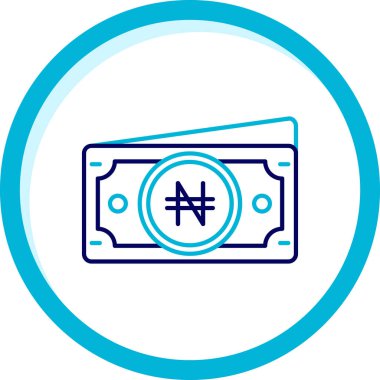 Para simgesinin vektör illüstrasyonu