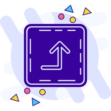 Oklar. Web simgesi basit illüstrasyon