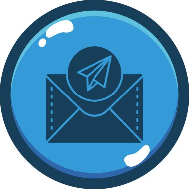 posta simgesi, vektör illüstrasyonu