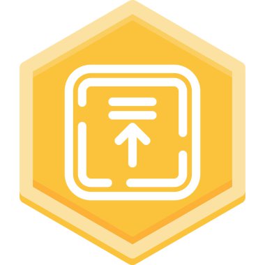 Ok. Web simgesi basit illüstrasyon