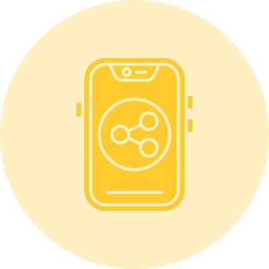 cep telefonu ikonu vektör illüstrasyonu