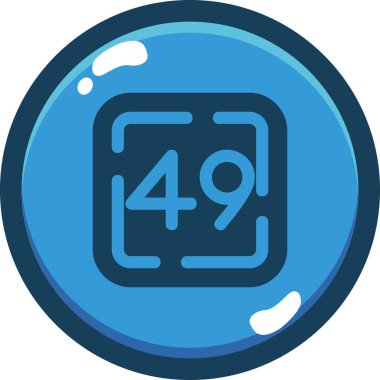 Modern simgenin vektör illüstrasyonu