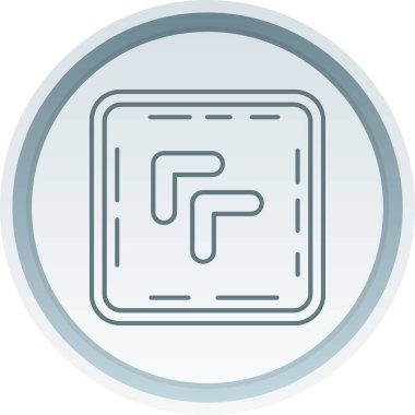 Modern b 'nin vektör illüstrasyonu eksik simgesi