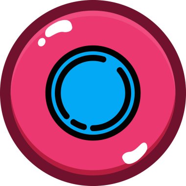 top oyunu simgesi - taslak biçimi