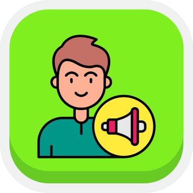 Hoparlör simgesi, vektör illüstrasyonu