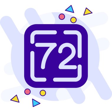 satır 24 Şubat ikonu beyaz arkaplanda izole edildi. Sevgililer günün kutlu olsun. 14 Şubat Renkli Taslak Konsepti. vektör