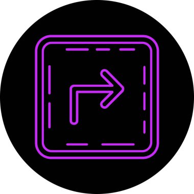 Modern bir simgenin vektör illüstrasyonu