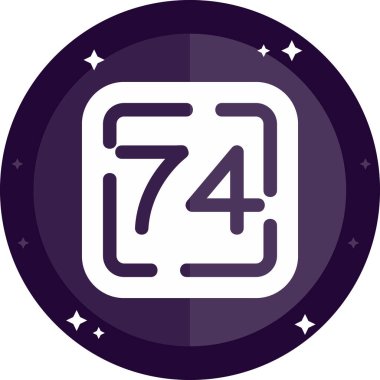 Modern bir simgenin vektör illüstrasyonu