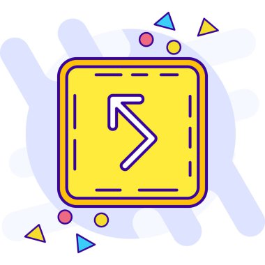 ok simgesi vektör illüstrasyonu