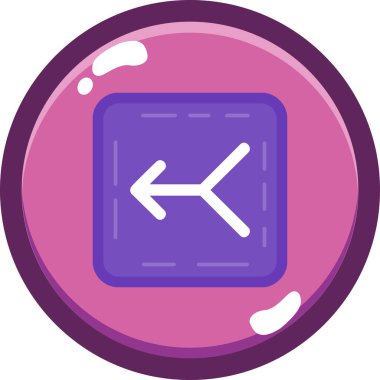 Tek bir simgenin vektör illüstrasyonu