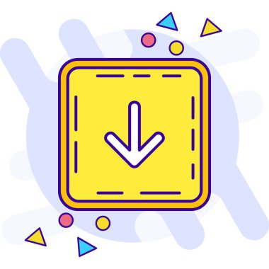 Yönlendirme simgesi tasarım vektörü