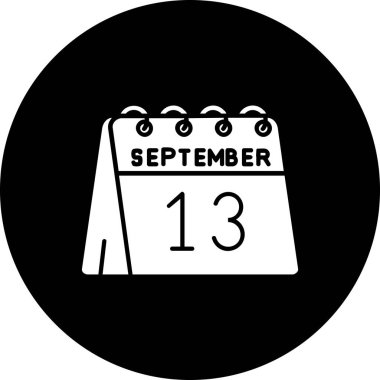 Takvim simgesinin vektör illüstrasyonu