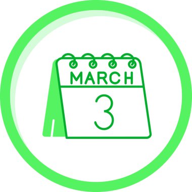 Takvim simgesi, vektör illüstrasyon tasarımı