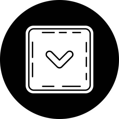 İşaretleme simgesinin vektör illüstrasyonu