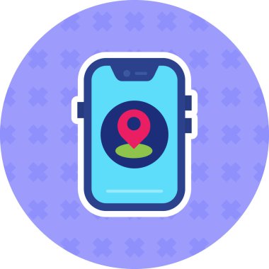 gps navigasyon konumu simgesi