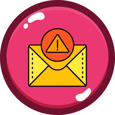 Zarf. Web simgesi basit illüstrasyon