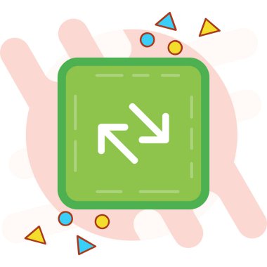 ok yönü simgesi doldurulmuş özet biçimi