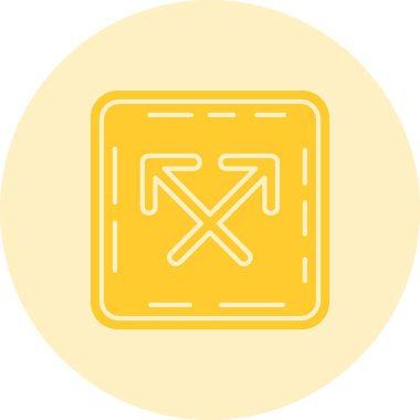 Arka planda vektör yol simgesi izole görünüyor