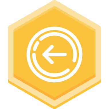 Ok. Web simgesi basit illüstrasyon