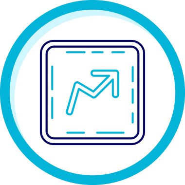 İş ve finans simgesinin vektör illüstrasyonu