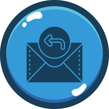 Posta simgesinin vektör illüstrasyonu