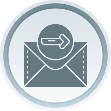 E-posta. Web simgesi basit illüstrasyon