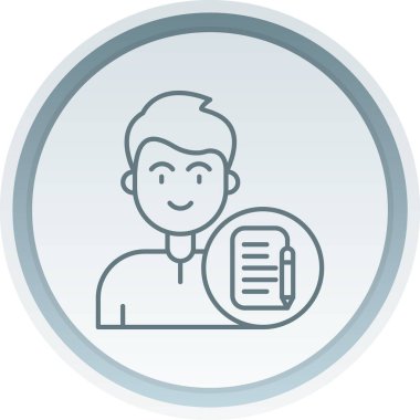 İnsan simgesinin vektör illüstrasyonu