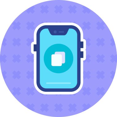 - Telefon. Web simgesi basit illüstrasyon