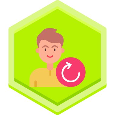 Avatar Adam vektör simgesi