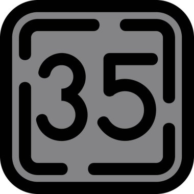 5 numaralı simge işareti tasarımı