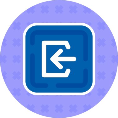 Modern bir simgenin vektör illüstrasyonu