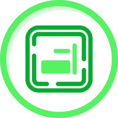 Tek bir izole simgenin vektör illüstrasyonu