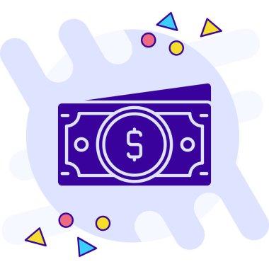 Dolar simgesi, vektör illüstrasyonu