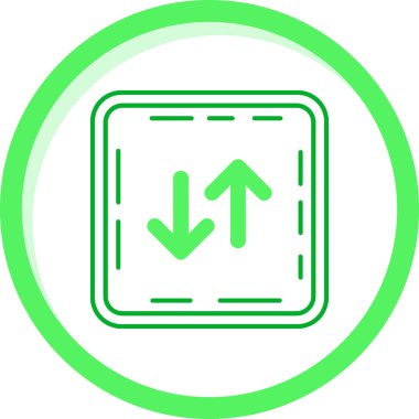 ok simgesi vektör illüstrasyonu