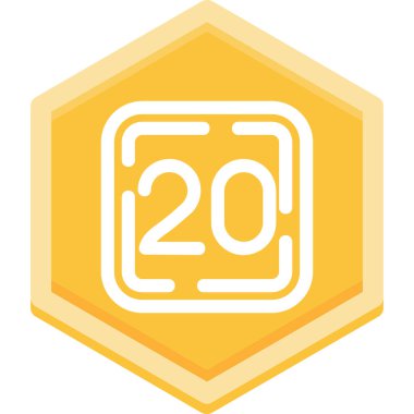 Modern bir simgenin vektör illüstrasyonu