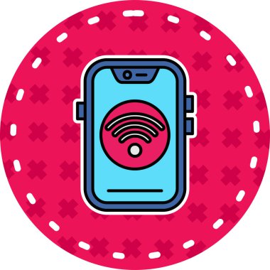 wifi simgesi vektör illüstrasyonu