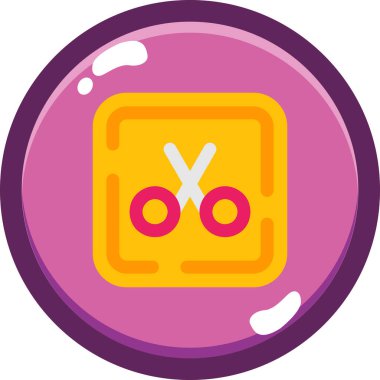 yiyecek web simgesi basit illüstrasyon